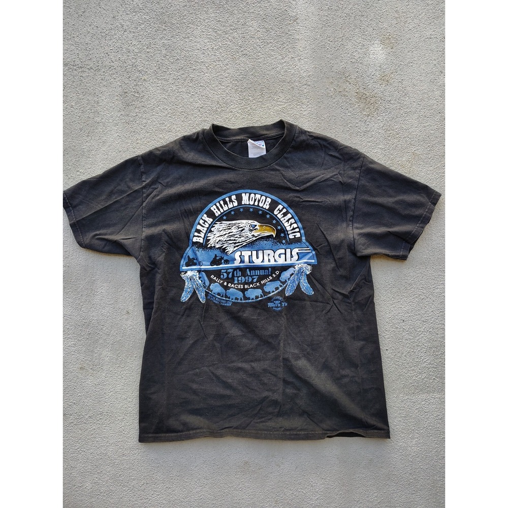 Sturgis Black Hills Motor Classic 1997 T-Shirt (Vintage Beefy T) - Large